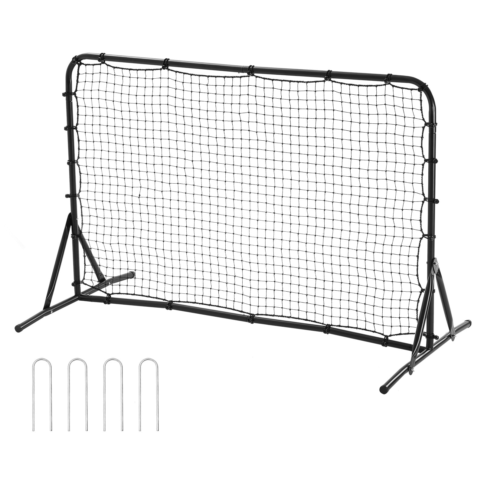 6x4FT Soccer Rebound Trainer Soccer Training Equipment Double-Sided Net_voghion.com